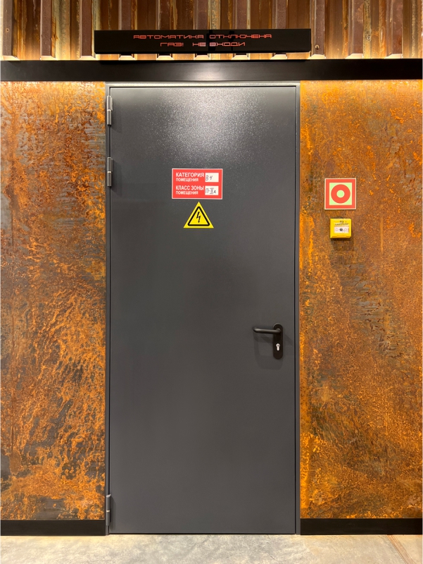 Однопольные глухие пожаростойкие двери ДМП-01 (EI30-60)