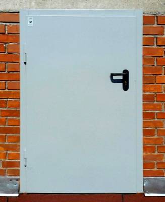 Противопожарный люк - одна створка